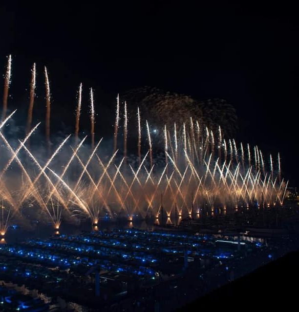 feu d'artifice. CSP. Concept spectacle production