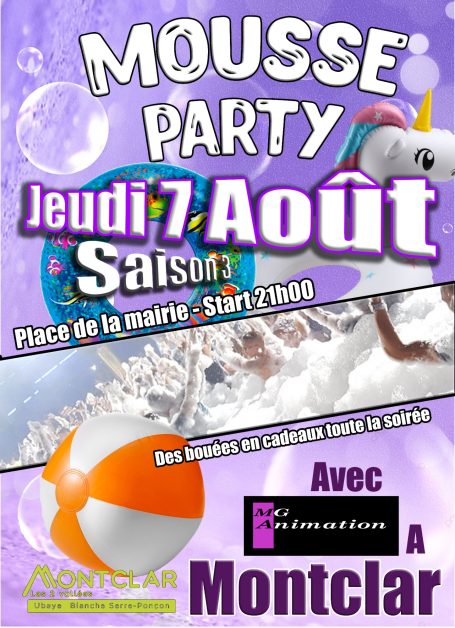 Soirée Mousse MG Animation